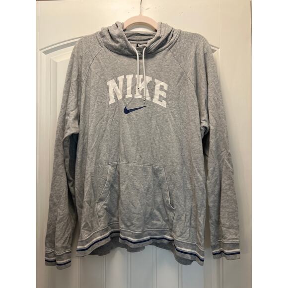 Nike Women Sportswear Varsity Essentials Long Sleeve Pullover Hoodie SZ XXL Gray - Picture 1 of 3